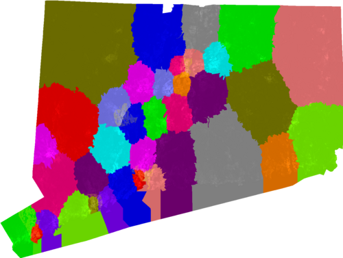 Connecticut Senate congressional district map, current